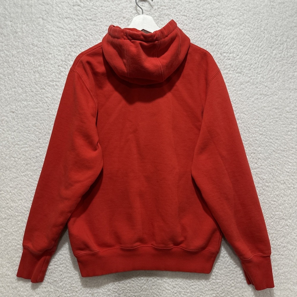 Milwaukee 350 Heavy Duty Men's S Red Pullover Hoodie Drawstring Pocket Logo - Picture 2 of 8